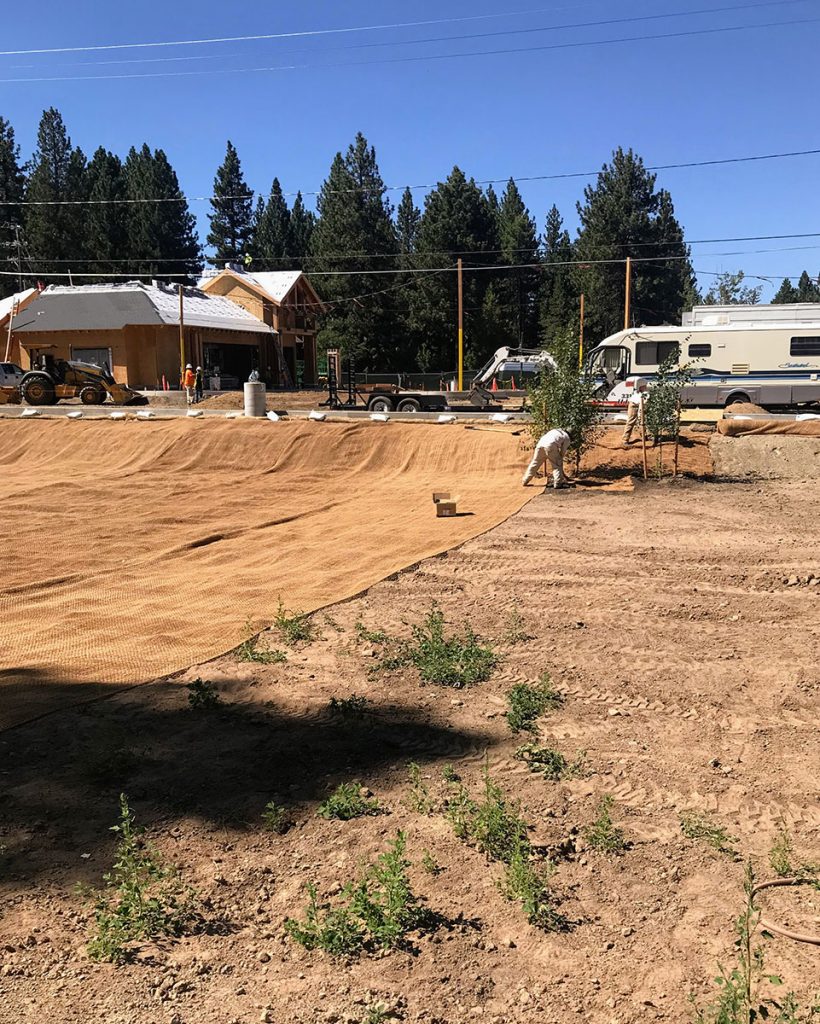 Erosion Control for Lake Tahoe Community College by Earth &amp; Stone Landscapes