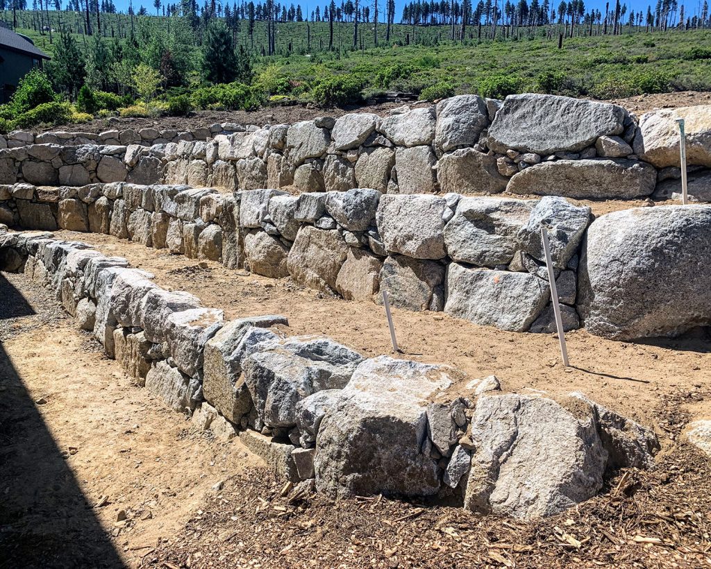 Rock Walls by Earth &amp; Stone Landscapes for Tahoe and surrounding areas