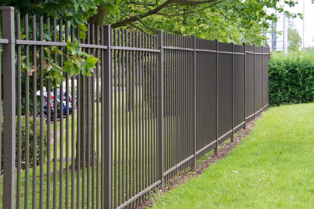 Iron Fencing Example Earth &amp; Stone Landscapes - Tahoe Basin and surrounding areas
