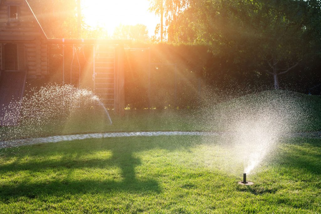 High Altitude Lawn Sprinkler Services by Earth &amp; Stone Landscapes - Lake Tahoe and surrounding areas